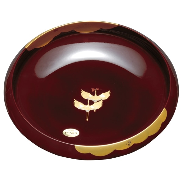 茶道具 漆塗 秋野蒔絵 内銀溜白粉解香合 在銘 共箱 D R7406