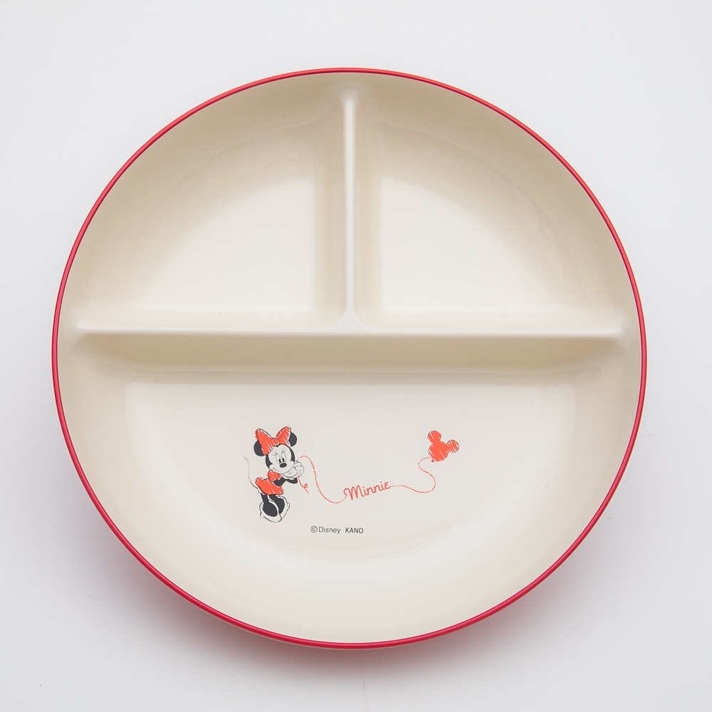 disney ミニー キッズ丸プレート バルーン ディズニー ミニーマウス