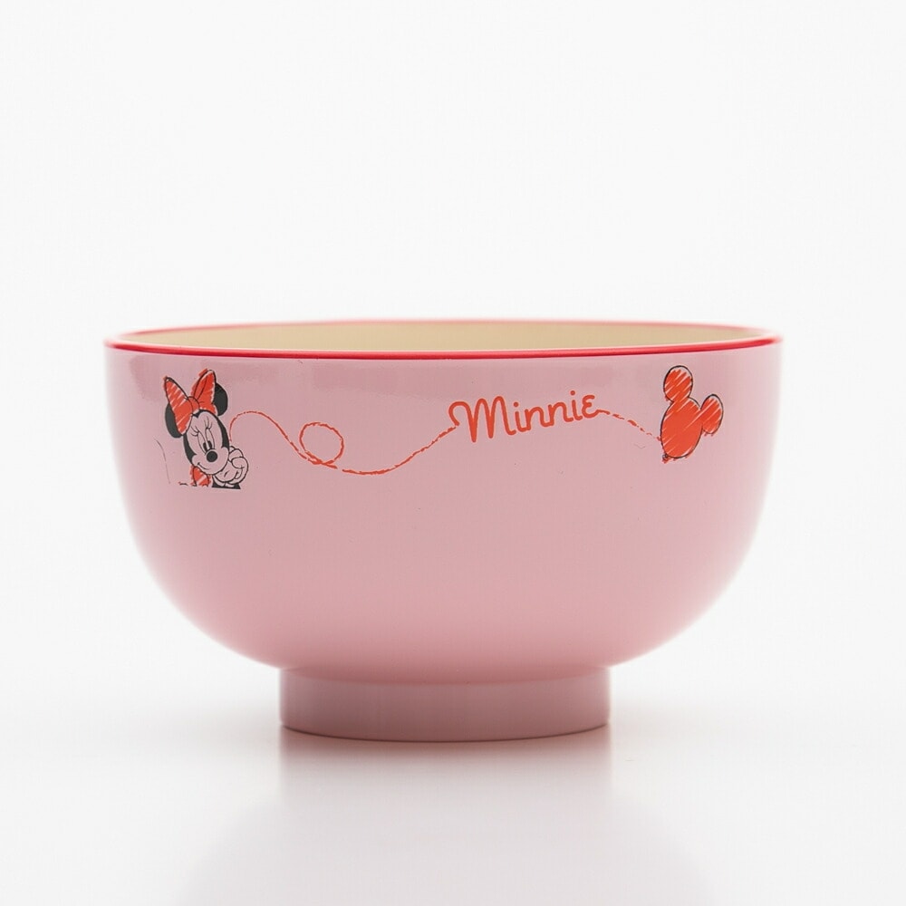 希少　ミニー食器 disney ミニー キッズ汁椀 バルーン ディズニー ミニーマウス 【出産