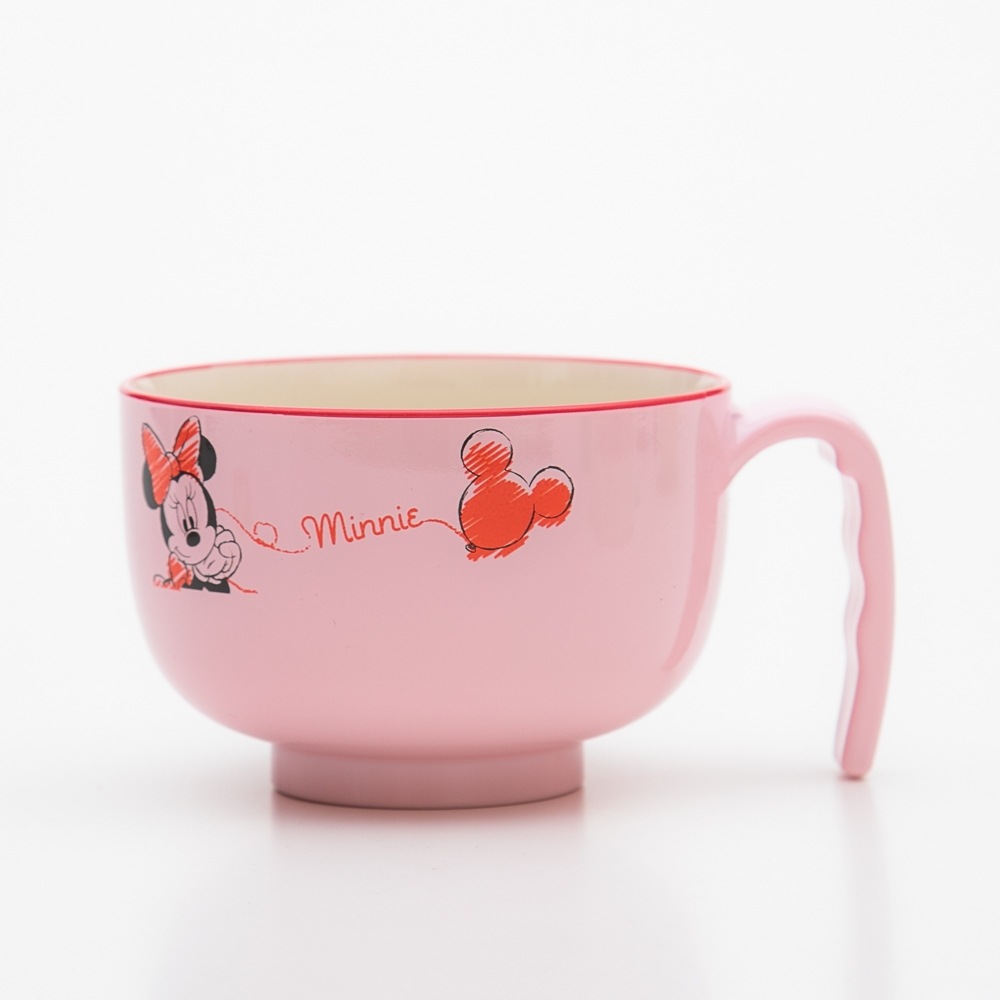希少　ミニー食器 disney ミニー キッズ持手付汁椀 バルーン ディズニー ミニーマウス