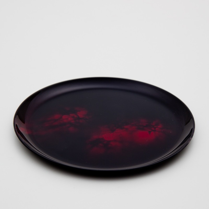 漆器 重箱 赤黒装飾　皿他 紀州塗り 取り分け皿 別甲（重箱用取り皿） | 重箱,二段重 | 曲げ