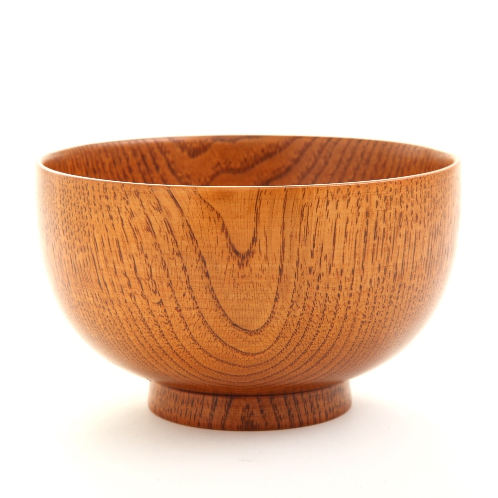 漆塗り　大椀　天然木　木製　特大鉢 天然木製 栗の木 大汁椀（13cm） 漆塗り | 多用椀・丼椀・麺鉢