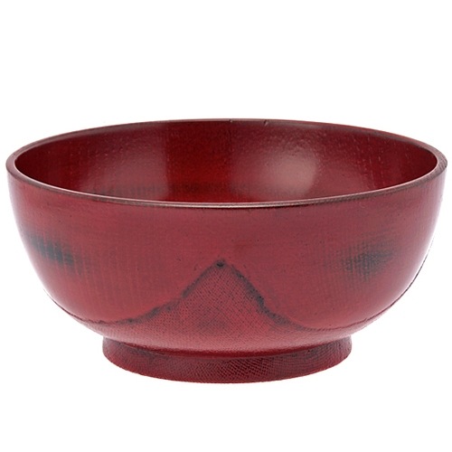 天然木製 6寸 ラーメン鉢 根来 漆塗り | 多用椀・丼椀・麺鉢