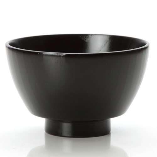 漆器 椀 黒白テクスチャー 木製台座付き 食洗機対応 ナノコート 天然木製 汁椀 小町 黒 | 汁椀,黒色・曙 | 曲げ