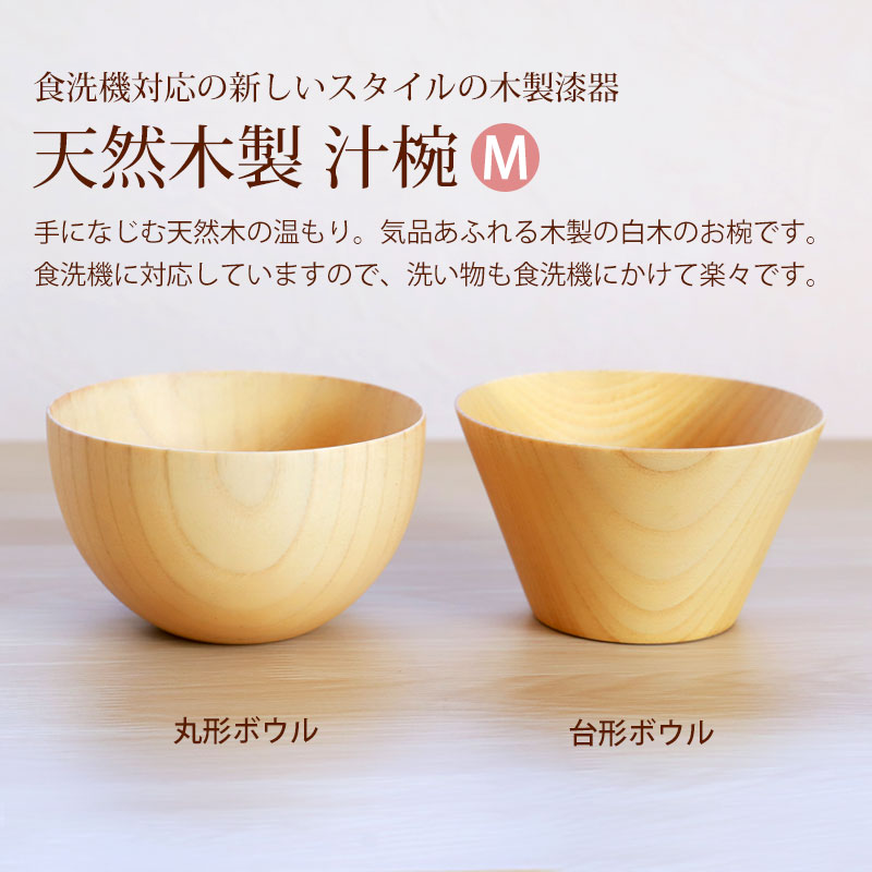 ボウル 食洗機対応 天然木製 おしゃれ 紀州PROコート マルチボウル M