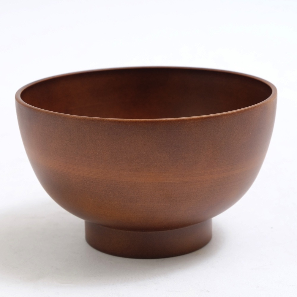 レンジ＆食洗機対応 紀州塗り 汁椀（大） アースカラー うす茶 | 汁椀