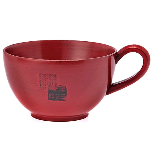 天然木製 スープカップ あわせ 根来 漆塗り | カップ・茶器・酒器