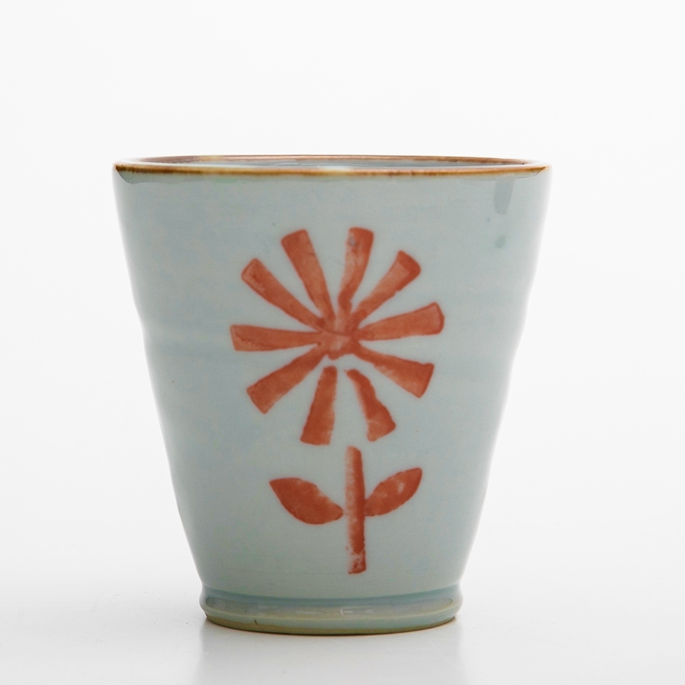 フリーカップ SEIJI HANA カップ 赤【 湯呑み 湯飲み 焼酎 お湯割り