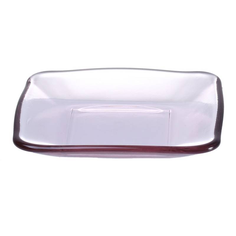 プレート 角皿 ガラス 14cm クリア 取り皿 トレー デザート皿 四角