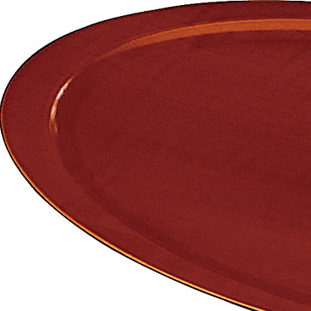 紀州塗り お盆 トレー 10寸 30cm幅 くりぬき小判盆 薄型 春慶塗 和風