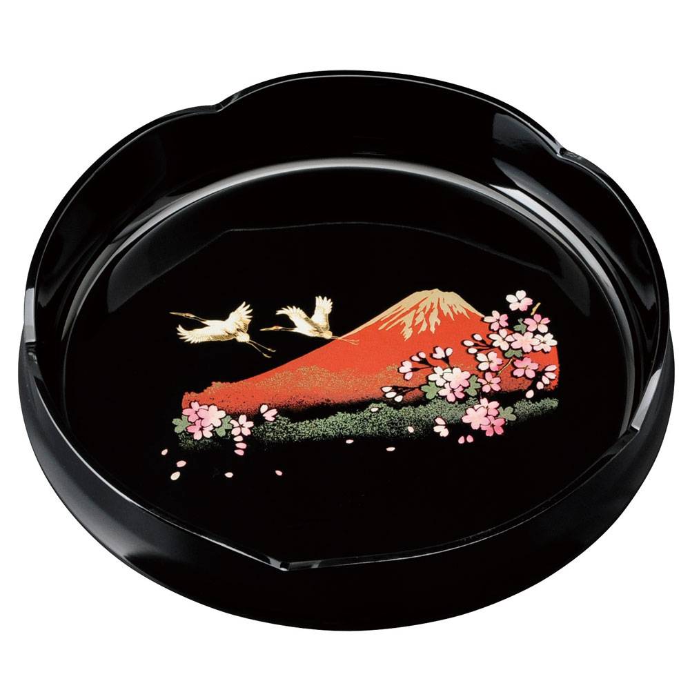 乾漆菓子器 朱溜、黒の二点 (未使用 新品同様) 0000000037462_CHK9oOD.jpg
