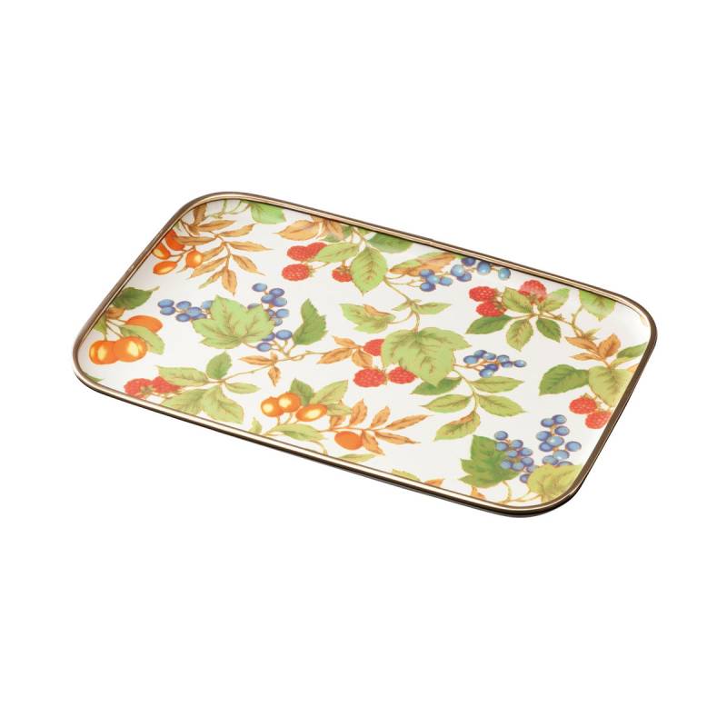 紀州塗り お盆 トレー 長手盆 13寸 ハーベスト 紙貼 ノンスリップ 茶盆