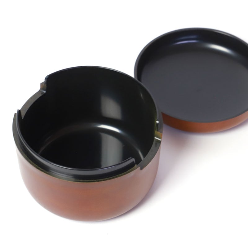 茶こしセット 栃塗 会津漆器 日本製 茶漉し 受け皿付き 茶殻入れ