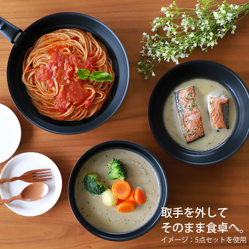 THERMOS サーモス フライパンセット 取っ手のとれるフライパン セット