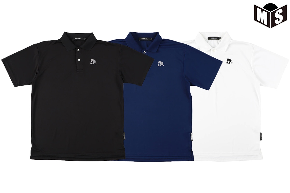 3色展開】エゴザル EGOZARU BASIC LOGOポロシャツ【EZPO-2101T
