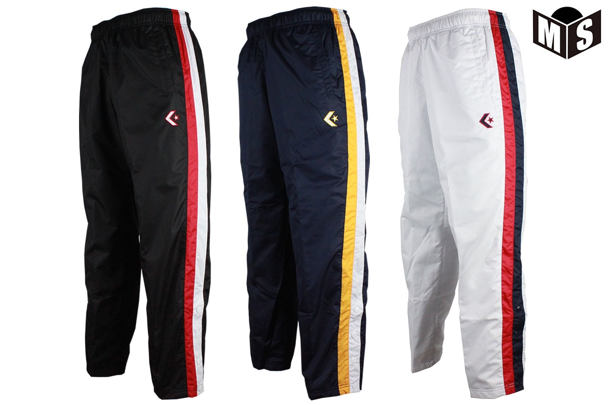 【3色展開】【140-160サイズ展開】【ジュニア】コンバース CONVERSE Jr.ウォームアップパンツ［裾ボタン］【CB462506P】※セットアップ可能
