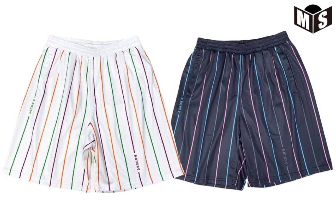 【2色展開】ビー.バディ B.BUDDY STRIPE HALFハーフパンツ【HP22】