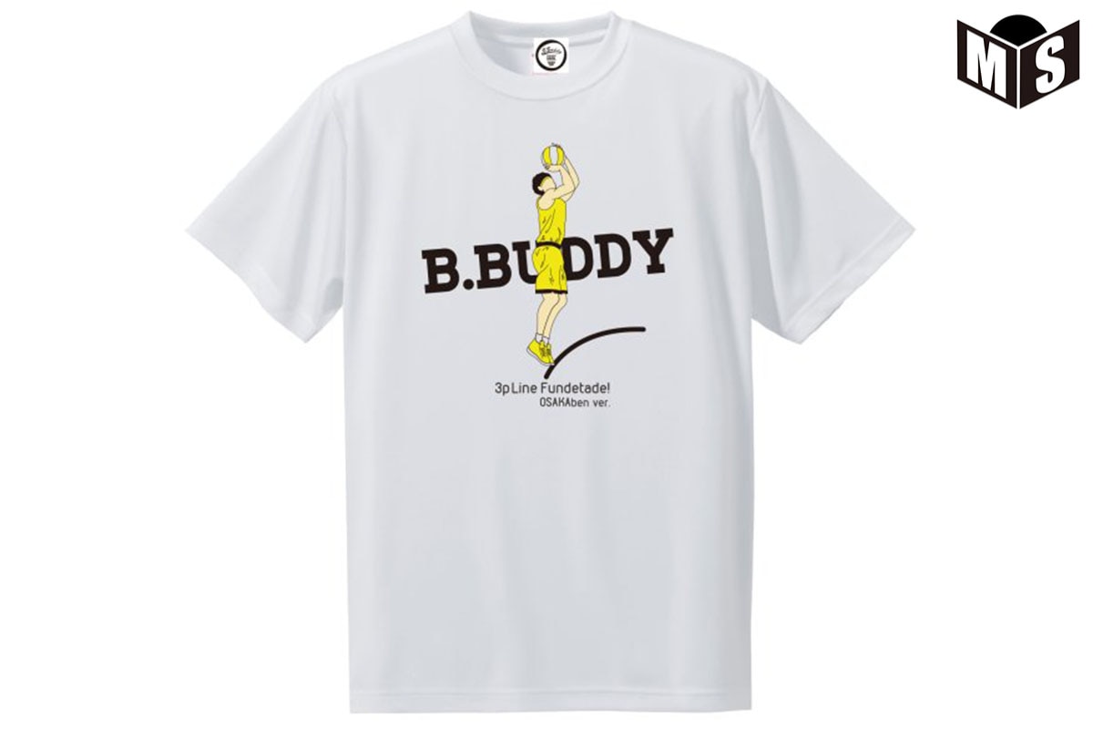 3POINT SHOT Tシャツ ビー.バディ B.BUDDY 【ST23-005】 バスケ tシャツ 半袖【返品・交換不可】