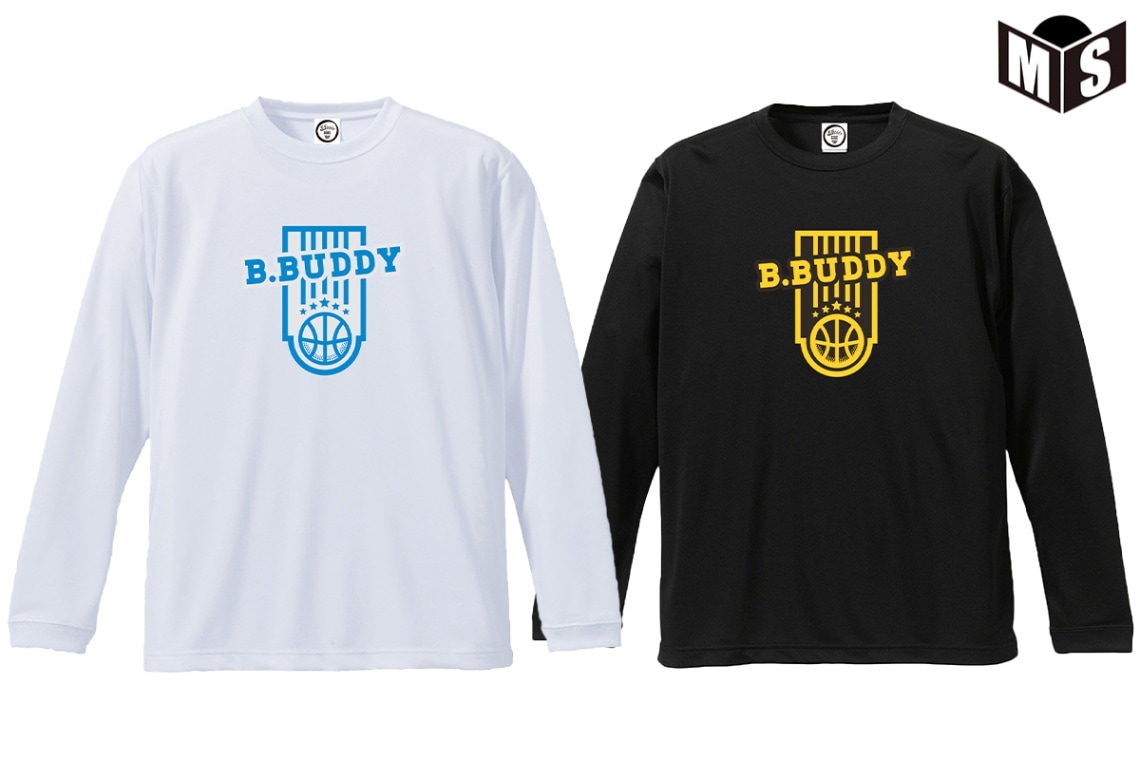 EMBLEMロングTシャツ ビー.バディ 【LT23】 バスケ ロンt 長袖