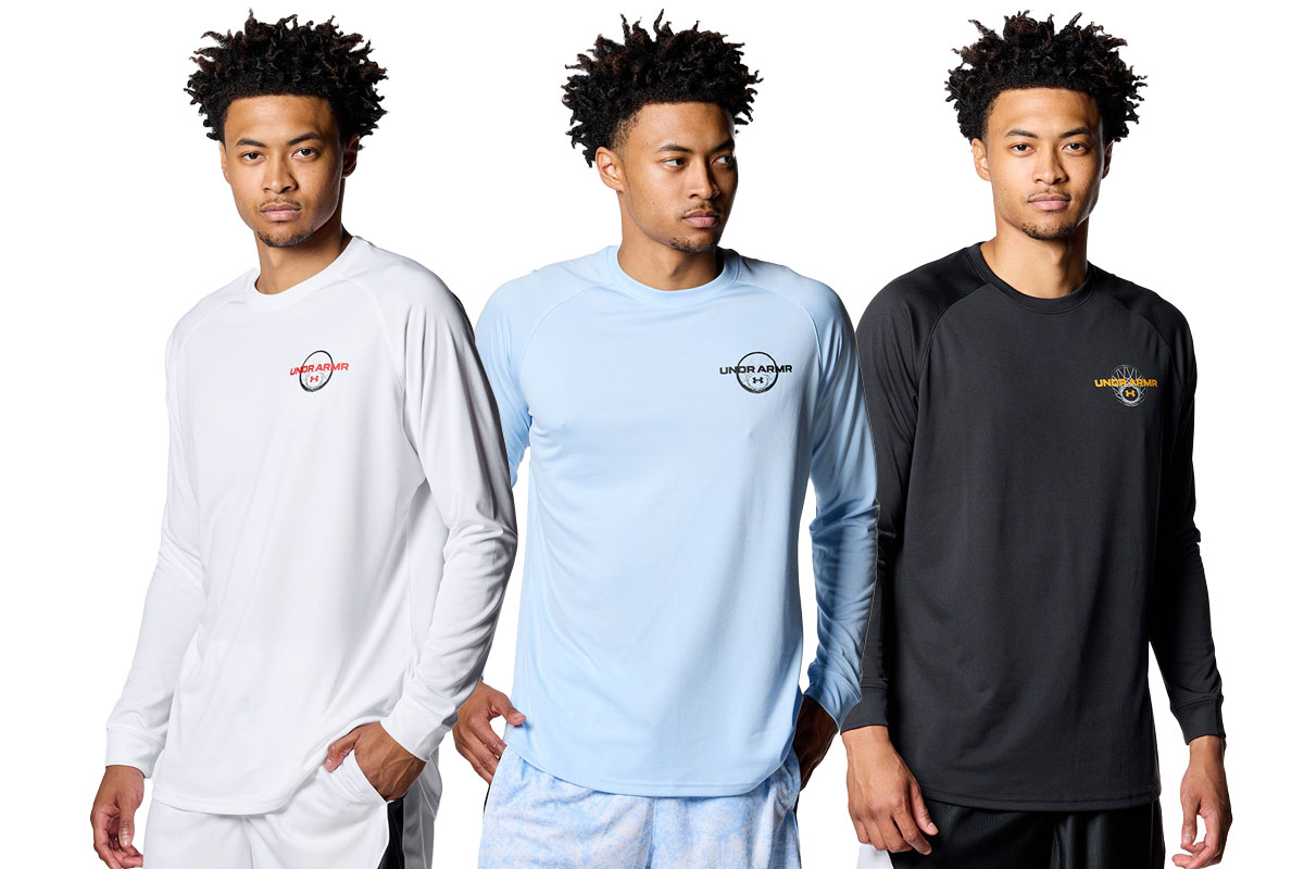 テック ロゴ ロングスリーブ Tシャツ アンダーアーマー 【1388345】 バスケ ロンt ロングtシャツ