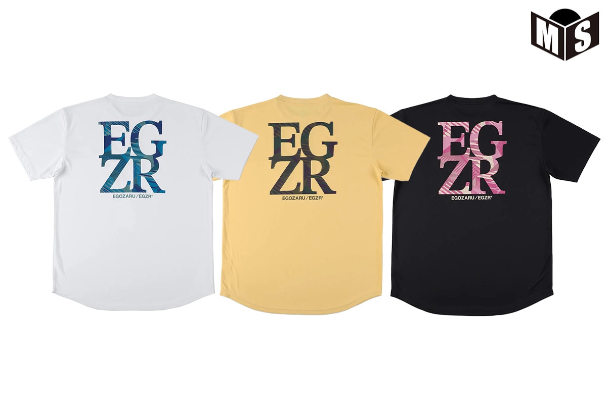 ワイドジオメトリック バックプリント Tシャツ エゴザル