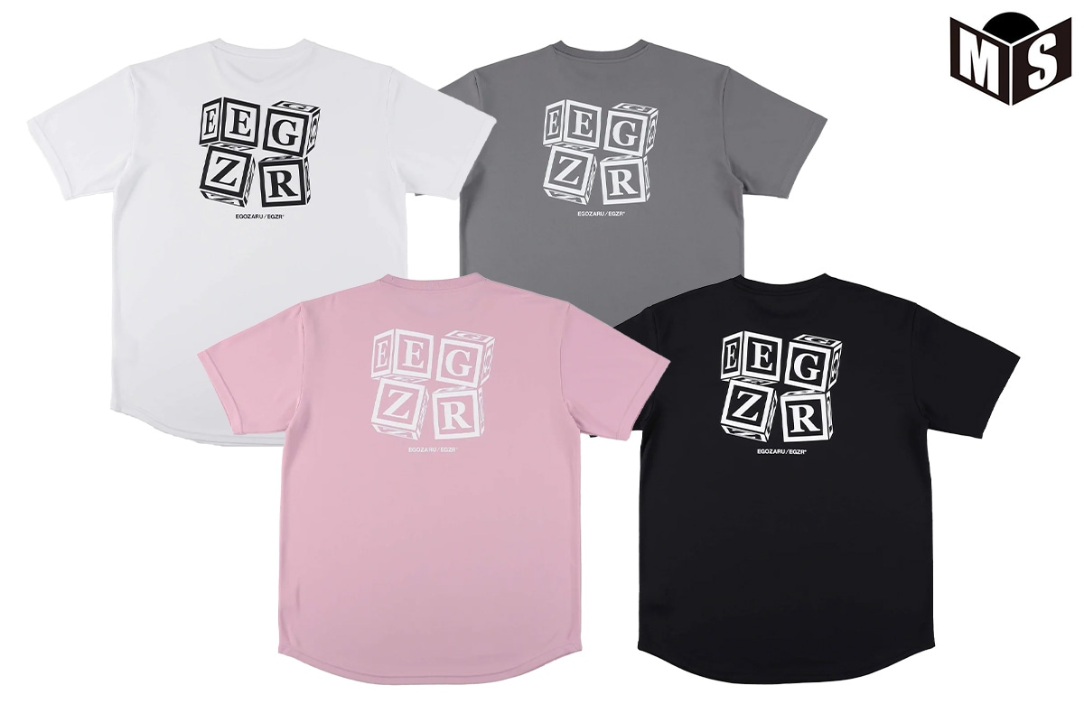EGZRキューブ バックプリント Tシャツ エゴザル 【EZSS25UST009