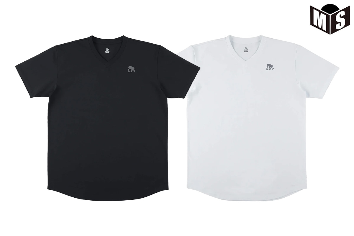 Vネック ソリッド Tシャツ エゴザル 【EZSS25UST034】 バスケ tシャツ