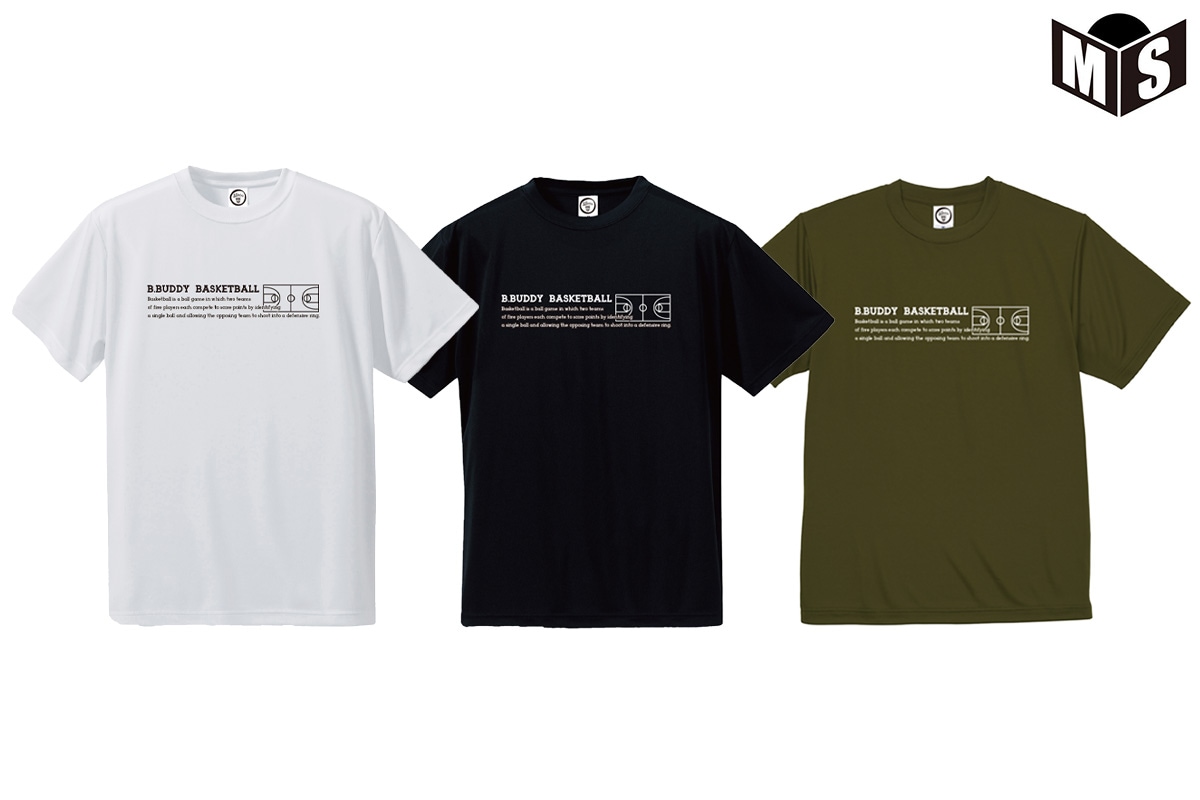 SETSUMEI Tシャツ ビー.バディ B.BUDDY 【ST25】 バスケ tシャツ 半袖