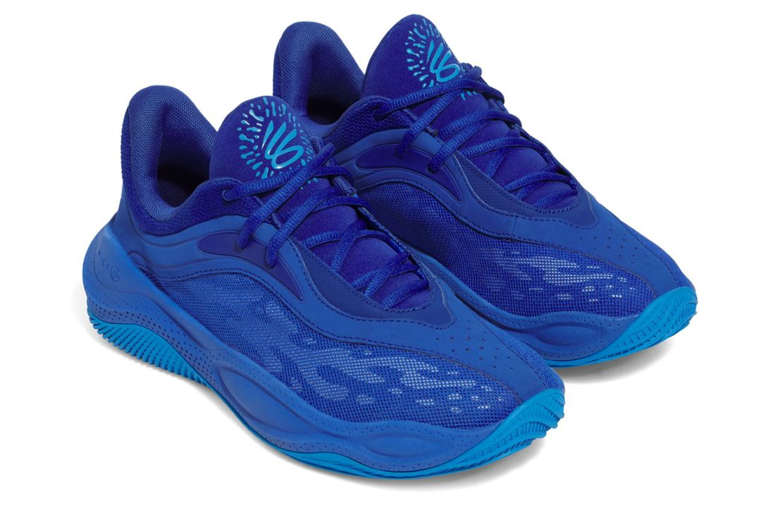 美品　カリー　アンダーアーマー　ホワイト メッシュ バッシュ　25㎝ UNDER ARMOUR】 アンダーアーマー M CURRY SPLASH 25 AP カリー