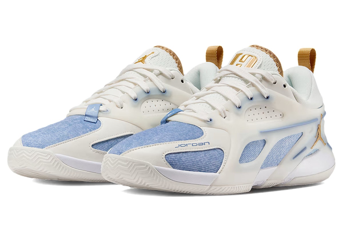 Jordan バスケットシューズ US 7 ホワイト/ブルー ジョーダン キッズ バッシュ Jordan Kids' GS Air 5 Retro