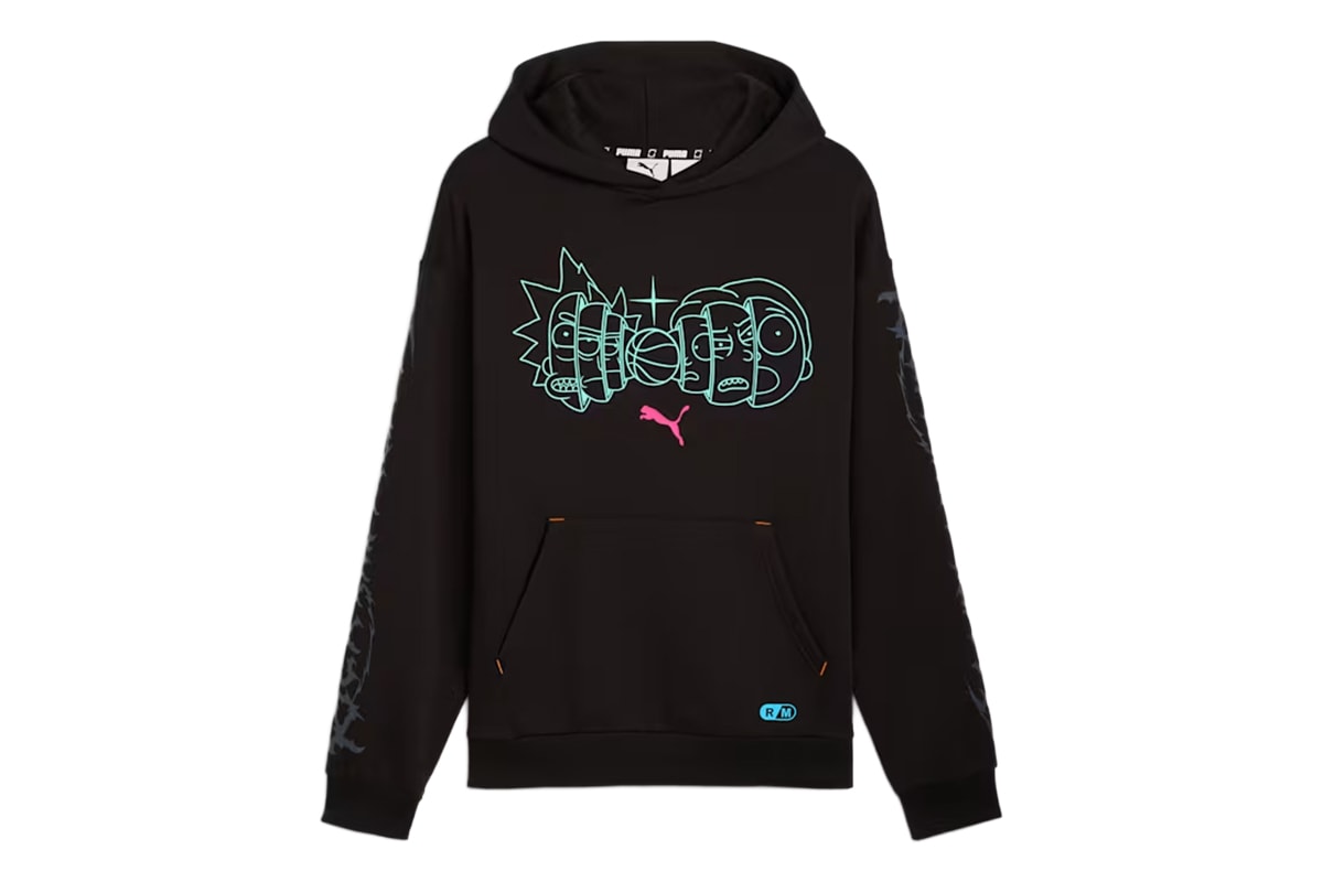 Hoopsxリック アンドモーティーフーディ プーマ 【633094-01】 バスケ