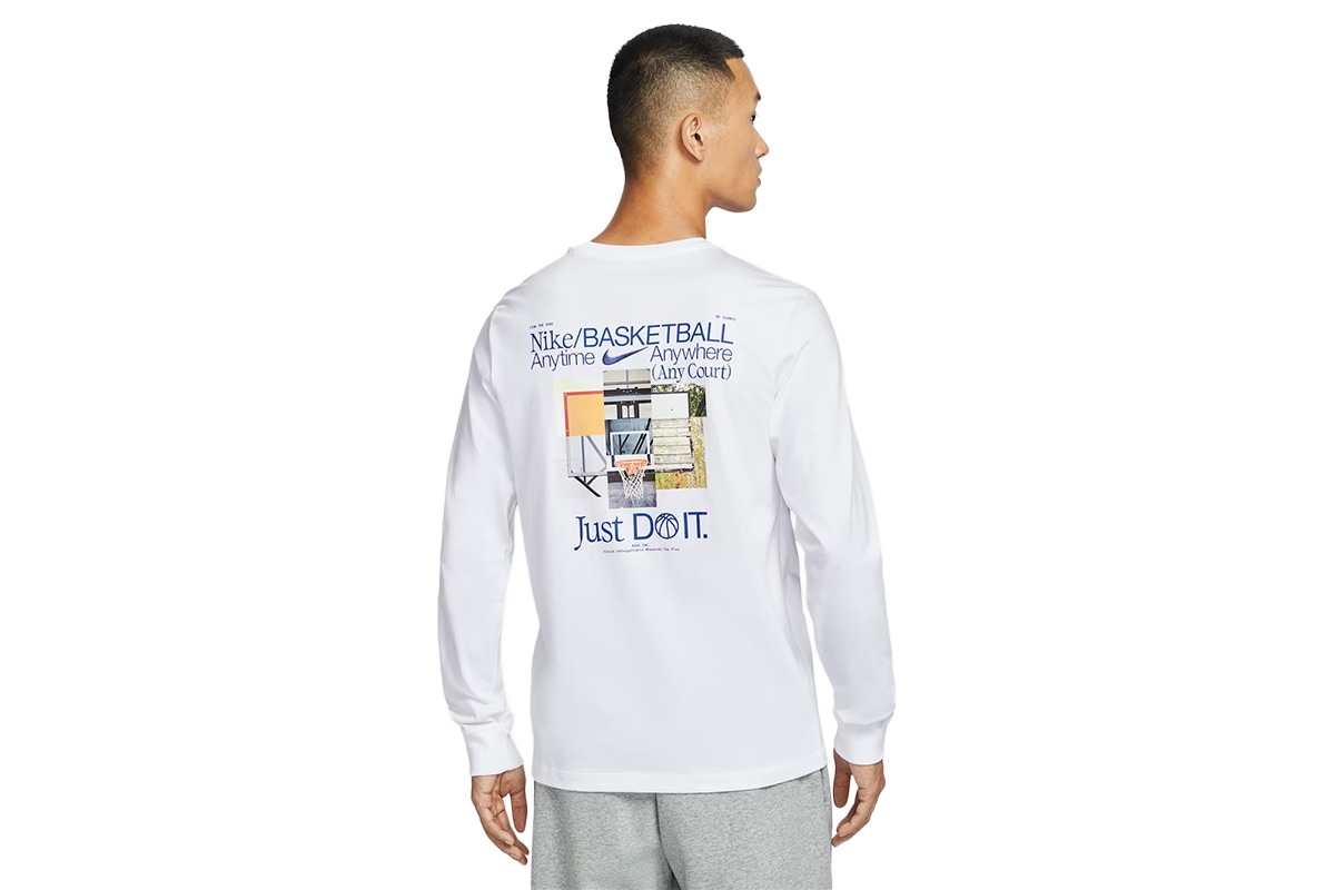 バスケットボールロングスリーブ Tシャツ ナイキ 【HV1771-100