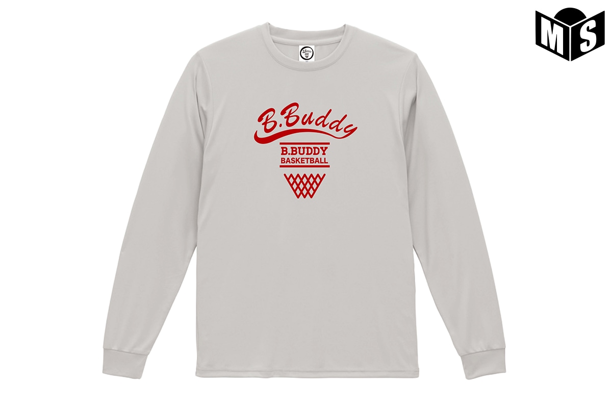 B.BUDDY NET ロングTシャツ ビー.バディ 【LT25-003】 バスケ ロンt 長袖