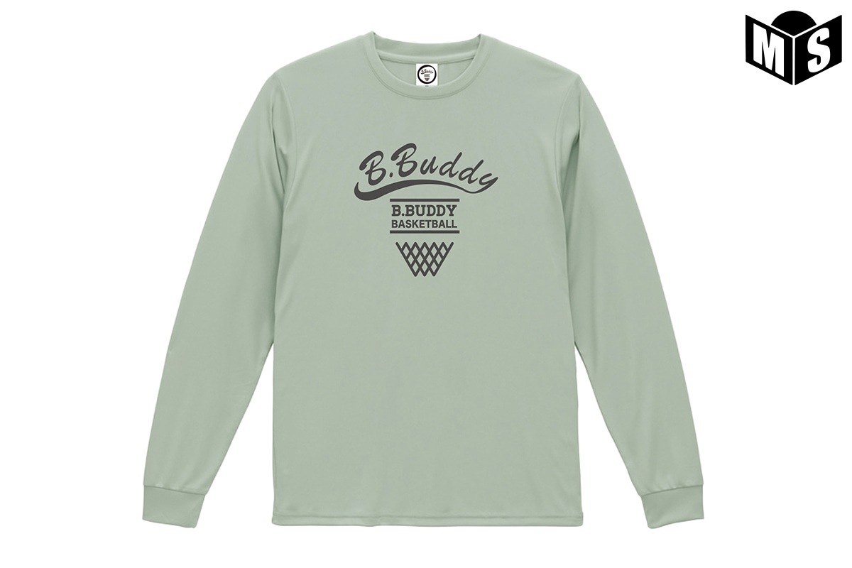 B.BUDDY NET ロングTシャツ ビー.バディ 【LT25-004】 バスケ ロンt 長袖