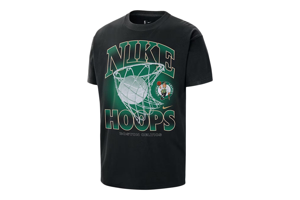 ボストン・セルティックス コートサイドNBA マックス90 Tシャツ ナイキ 【HQ1265-010】  バスケ tシャツ 半袖 2025/7/18