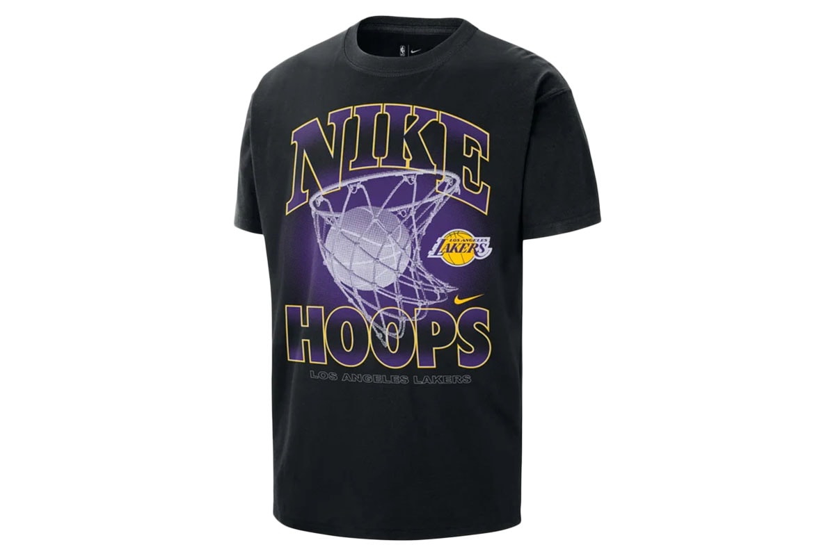 ロサンゼルス・レイカーズ コートサイドNBA マックス90 Tシャツ ナイキ 【HQ1270-010】 バスケ tシャツ 半袖 2025/7/18