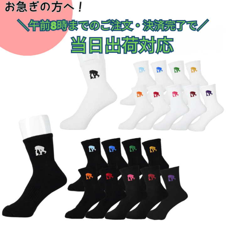 ★午前8時までのご注文で当日出荷★エゴザル ワンポイントソックス 【A-EZAC8801・8802】