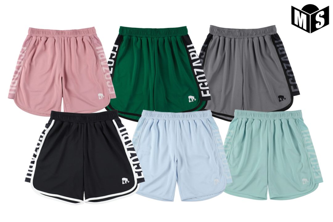 ［ひざ上丈］サイドパネル カットオフショートパンツ エゴザル 【EZSS25UHP001】 バスケ バスパン 短パン 練習