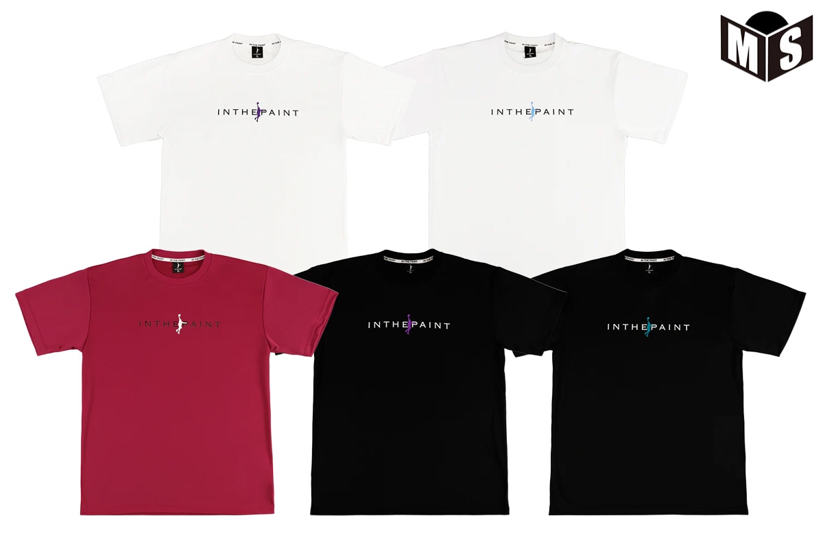 センターロゴペイント Tシャツ インザペイント 【ITP26069】 バスケ tシャツ 半袖