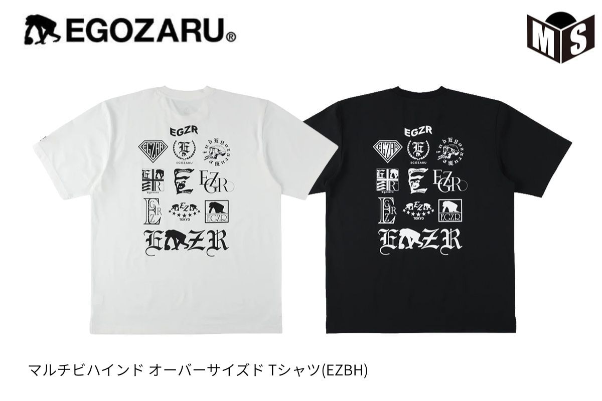 マルチビハインド オーバーサイズド Tシャツ(EZBH) エゴザル 【EBSS26UST001】 バスケ tシャツ 半袖 