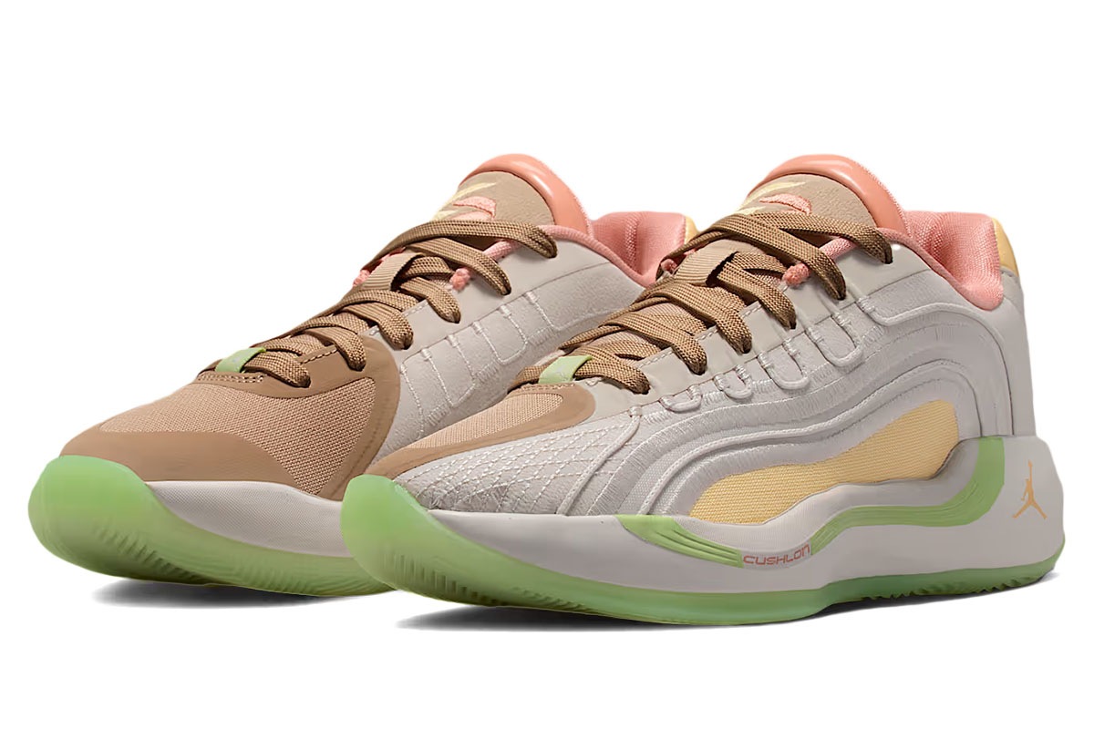 Jordan Luka4 バスケットシューズ キッズ ジュニア LUKA 4 Light Orewood and Tangerine ルカ 4