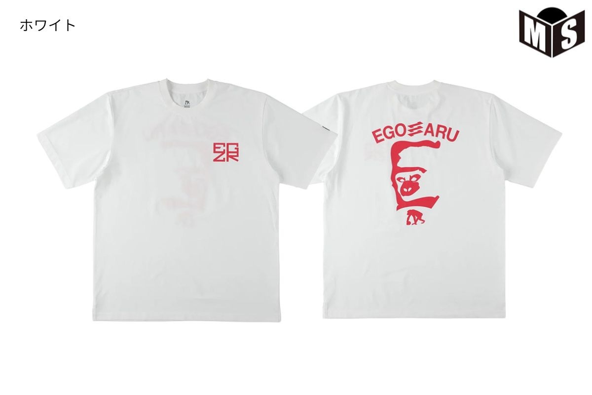 G-ZARUバック オーバーサイズド Tシャツ(EZBH)  エゴザル 【EBSS26UST005】