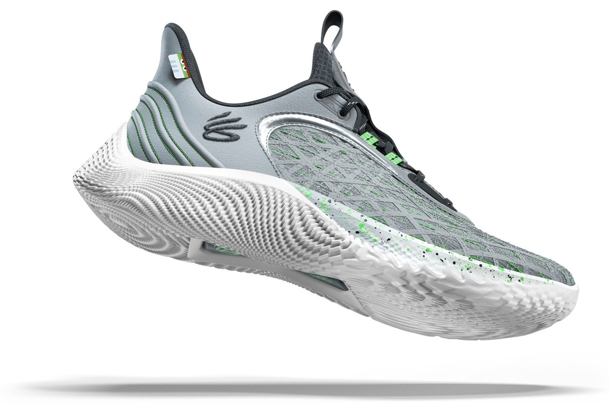�ں����٤ʤ��ۥ�����������ޡ� UNDER ARMOUR �����ߥ��ȥ꡼�ȡߥ��꡼9 Curry9 ��Mod Gray/Jet Gray/Stadium Green�ˡ�3024248-102�� 2022/2/4