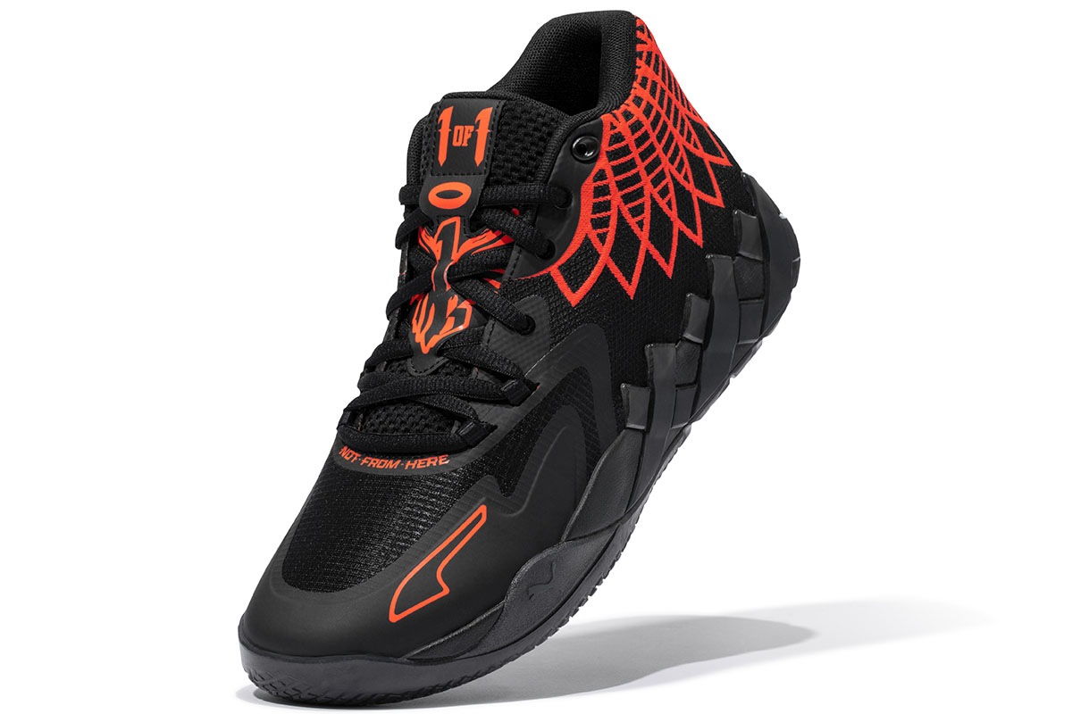 ںͽʤۥס PUMA MB.01 BLACK BLAST LaMelo Ball ܡ ͥ㡼ǥ NBA 㡼åȡۡͥå Limited store only Release Puma BLack 376443-08