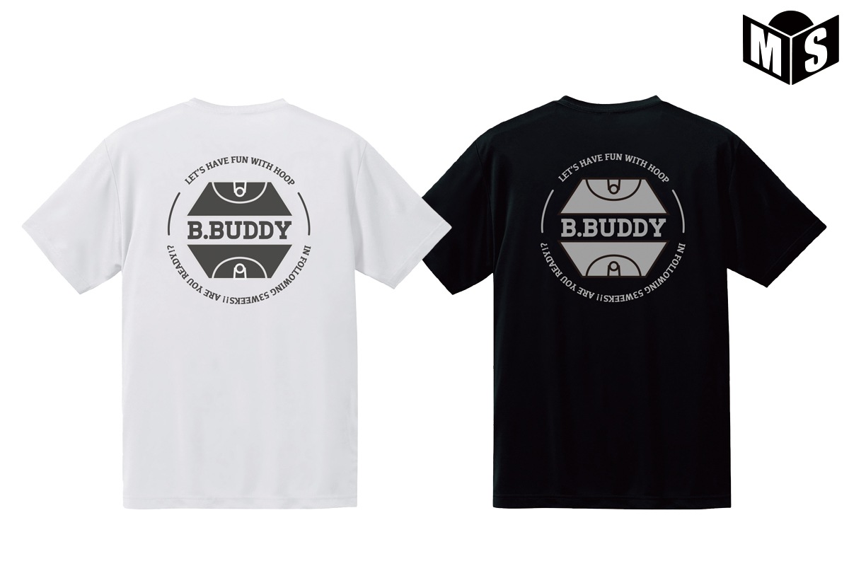 Buddy バスケットボールクラブ　ユニフォーム　Tシャツ mizoguchisports_st22-2