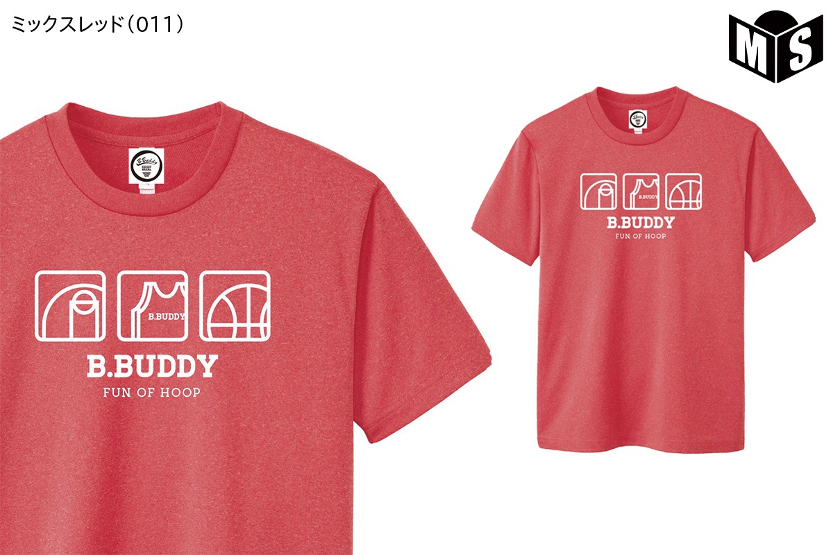 ICON Tシャツ ビー.バディ B.BUDDY 【ST24】 バスケ tシャツ 半袖