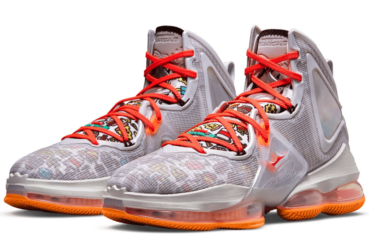 ナイキ NIKE レブロン19 LEBRON XIX (GREY FOG/ROMA GREEN-TOTAL ORANGE)【DC9339-001】 2022/3/31▲■☆-【公式】m-sports-スポーツ用品のオンラインショップ でお得に通販 NIKE レブロン スニーカー