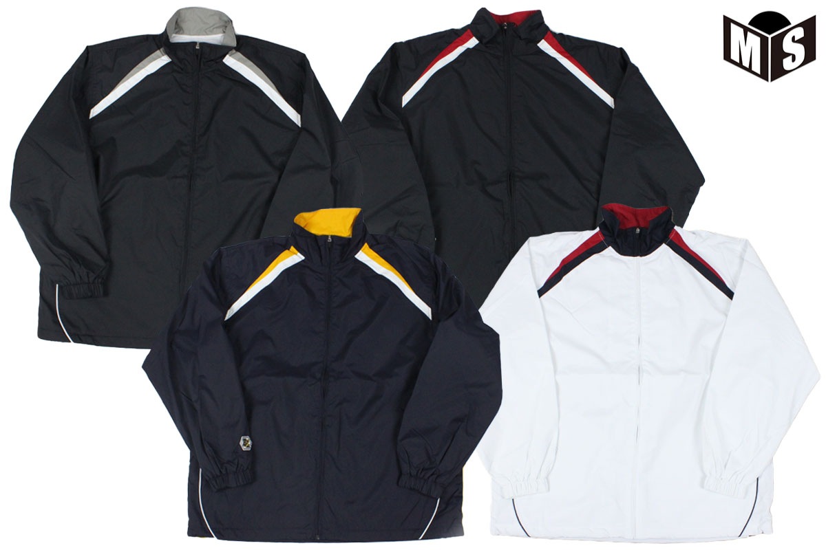 ◇◇ネーム刺繍可能◇ ウォームアップジャケット ボールライン 【BLA