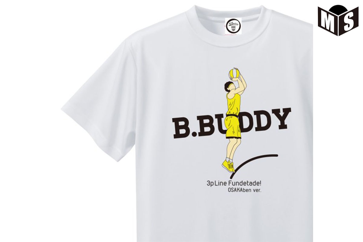 3POINT SHOT Tシャツ ビー.バディ B.BUDDY 【ST23-005】 バスケ tシャツ 半袖【返品・交換不可】
