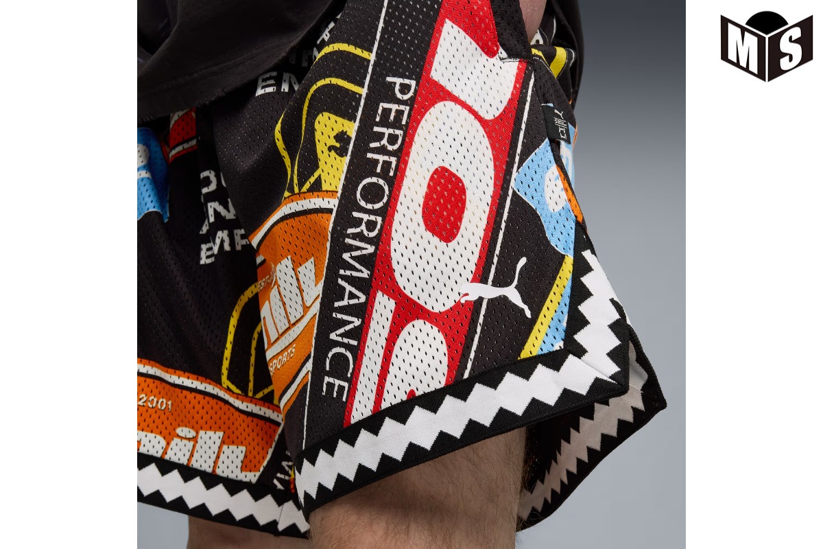 PUMA×ワイルドスピードリバーブルメッシュ ショーツ 6インチ プーマ 【637902-01】 バスケ パンツ バスパン 短パン 2026/2/12